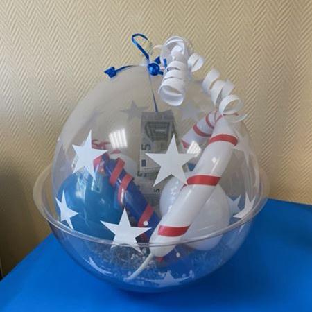 Verpackung im Ballon