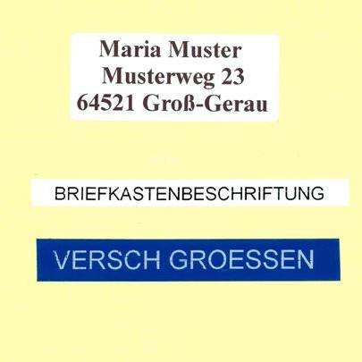 Beschriftungen
